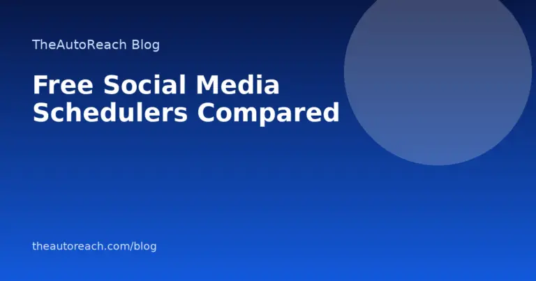 Free Social Media Schedulers Compared