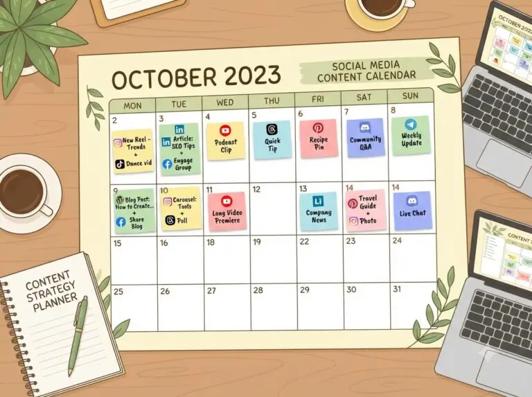 How to Create a Social Media Content Calendar (With Template)
